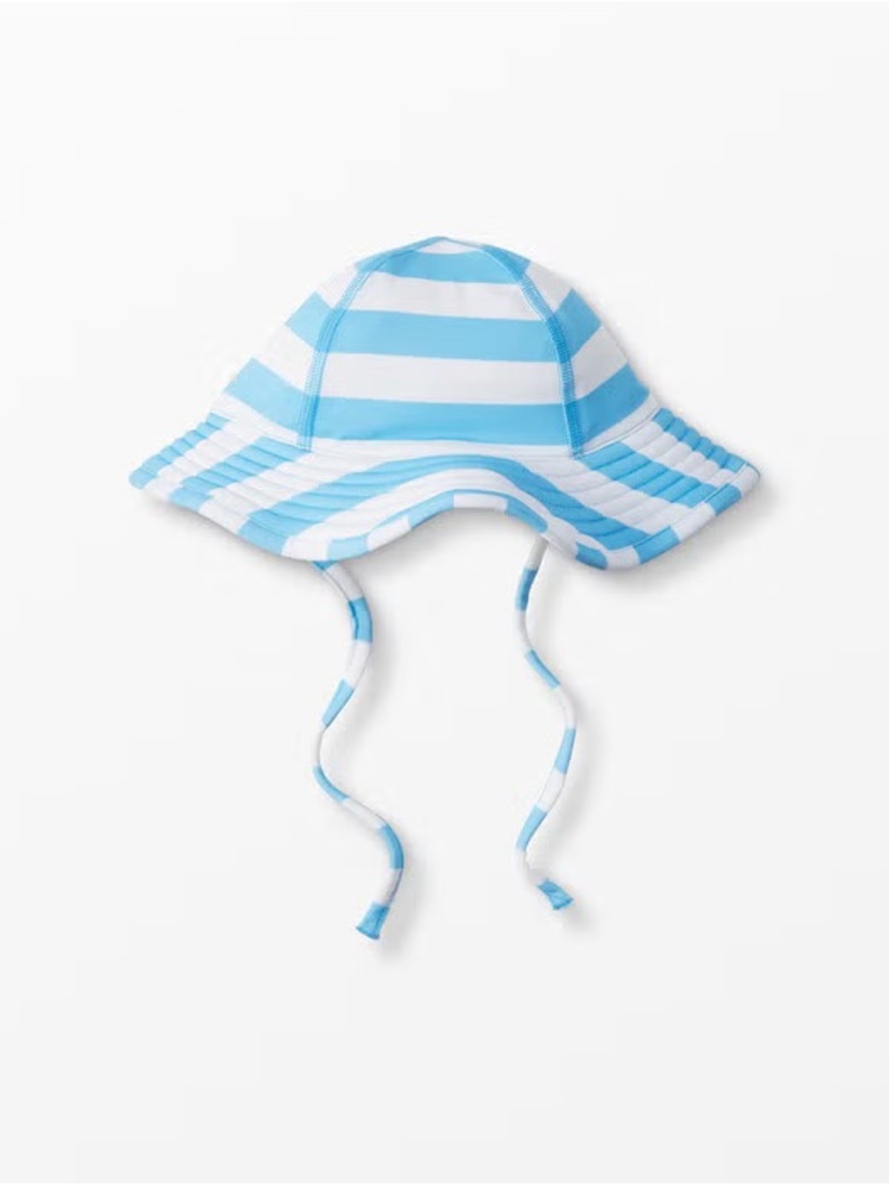 Hanna Andersson Blue & White Striped Sunblock Swim Hat